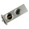 Truckair Exp. Valve - Block-Standard, Category: Expansion Valve, Type: Block, Style: Oring, Inlet: No 6 12-0619A - alternate 2